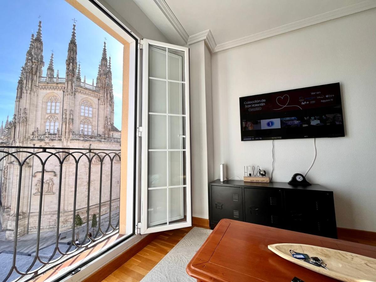 Atuaire Home Balcon Con Vistas A La Catedral De Burgos Luaran gambar